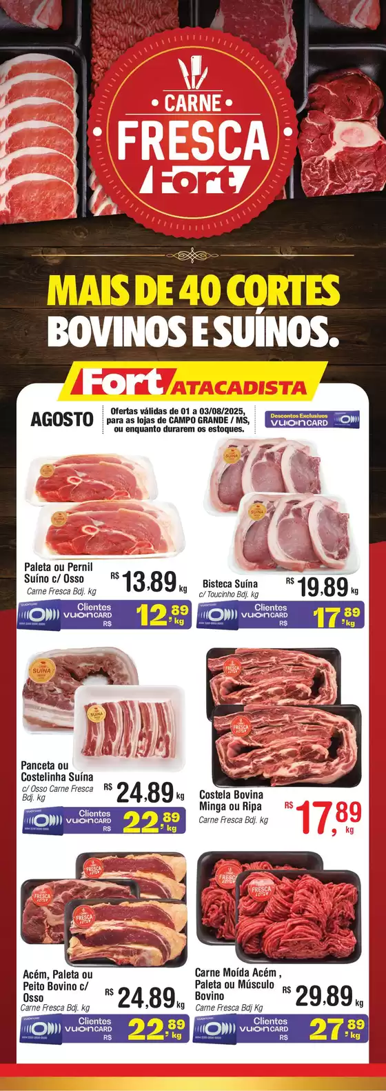 Catálogo Fort Atacadista em Igarassu | MS Fort Carne Fresca 01 a 03 AGOS 25 | 2025-08-01T00:00:00.000Z - 2025-08-03T00:00:00.000Z