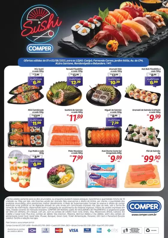 Catálogo Comper em Várzea Grande | Ofertas especiais atraentes para todos | 2025-08-01T00:00:00.000Z - 2025-08-02T00:00:00.000Z