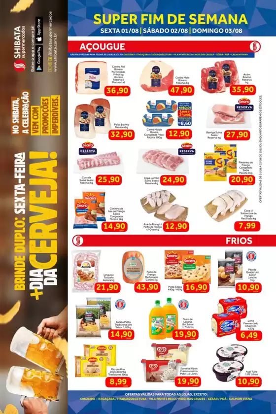 Catálogo Shibata Supermercados em Itaquaquecetuba | Grandes descontos em produtos selecionados | 2025-08-01T00:00:00.000Z - 2025-08-03T00:00:00.000Z