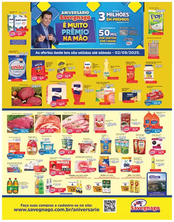 Catálogo Supermercado Savegnago em Hortolândia | Nossas melhores pechinchas | 2025-08-01T00:00:00.000Z - 2025-08-02T00:00:00.000Z