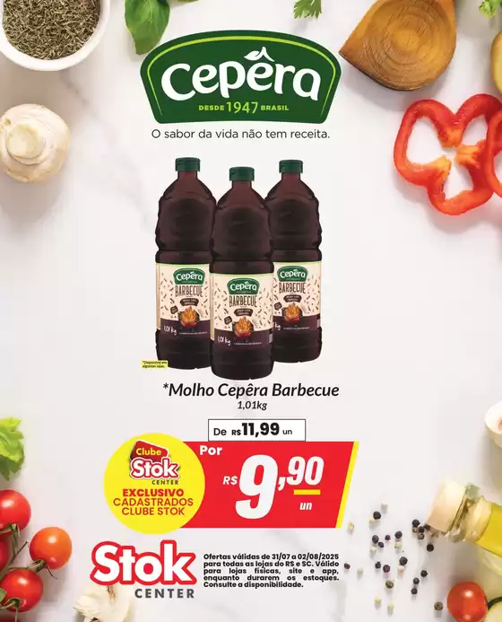 Catálogo Stok Center em Santo Ângelo | Ofertas exclusivas e pechinchas | 2025-07-31T00:00:00.000Z - 2025-08-02T00:00:00.000Z