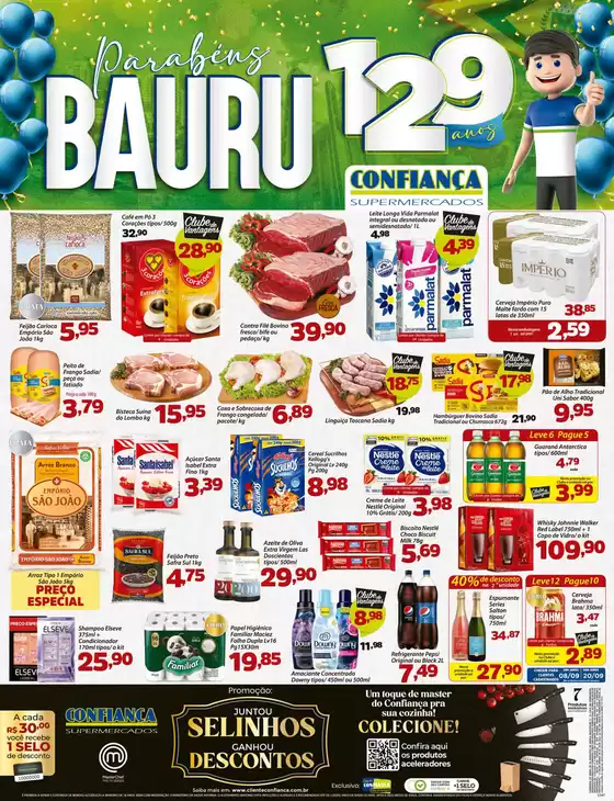 Catálogo Confiança Supermercados em Bauru | Descubra ofertas atraentes | 2025-08-09T00:00:00.000Z - 2025-08-20T00:00:00.000Z