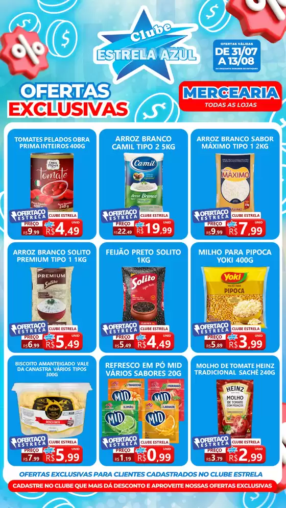 Ofertas especiais para você