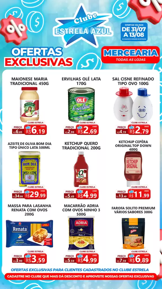Ofertas especiais para você