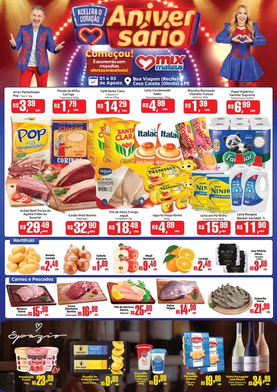 Catálogo Supermercados Mateus em Paulista | Descontos e promoções | 2025-08-01T00:00:00.000Z - 2025-08-03T00:00:00.000Z