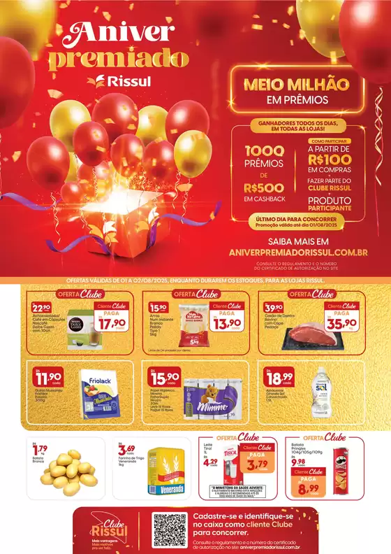 Catálogo Rissul em Hortolândia | Folheto Supper Rissul | 2025-02-01T00:00:00.000Z - 2025-08-02T00:00:00.000Z