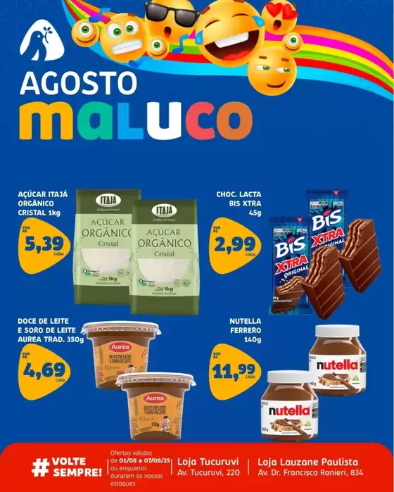 Ofertas exclusivas para nossos clientes