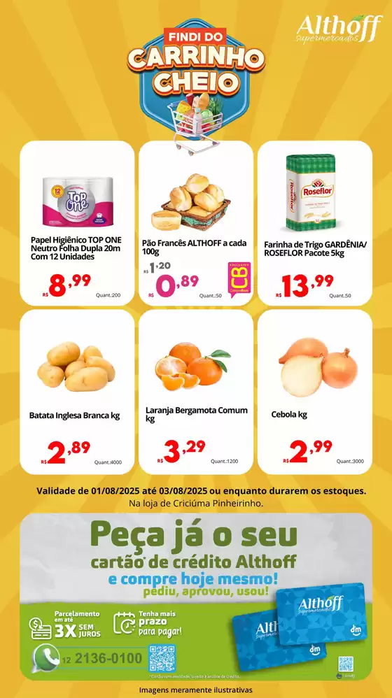 Catálogo Althoff Supermercados em Américo Brasiliense | Final de Semana - F15. | 2025-08-01T00:00:00.000Z - 2025-08-03T00:00:00.000Z