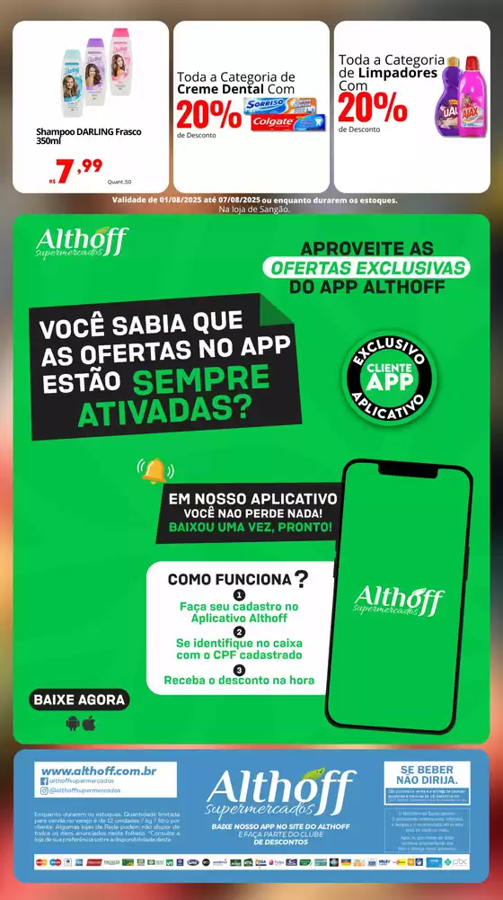 Semana de Ofertas 01/08 a 07/08 - F21.