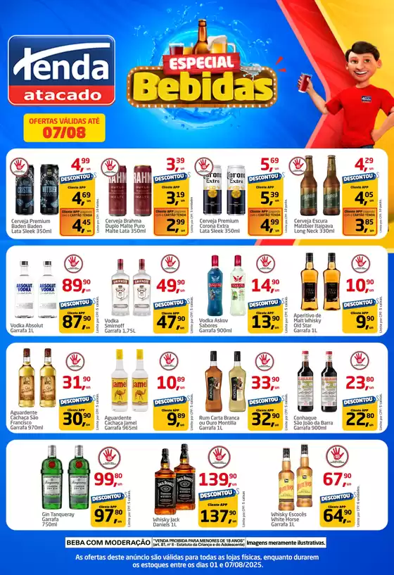Catálogo Tenda Atacado em Ubatuba | Especial Bebidas | 2025-08-01T00:00:00.000Z - 2025-08-07T00:00:00.000Z