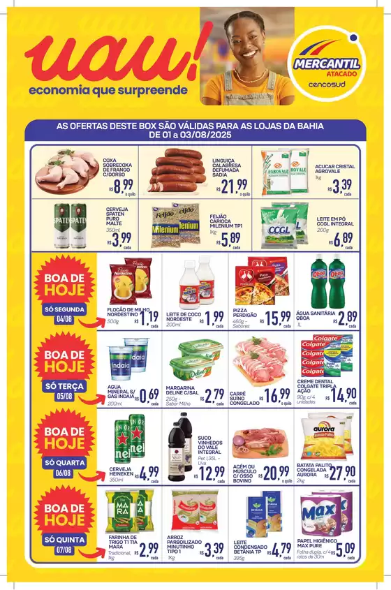 Catálogo Mercantil Atacado em Humaitá | Uau Economia Que Surpreende | 2025-08-04T00:00:00.000Z - 2025-08-07T00:00:00.000Z
