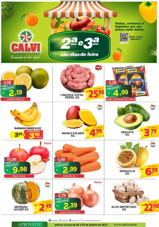 Catálogo Calvi Supermercados em Ouro Branco | Segunda E Terça  | 2025-08-04T00:00:00.000Z - 2025-08-05T00:00:00.000Z