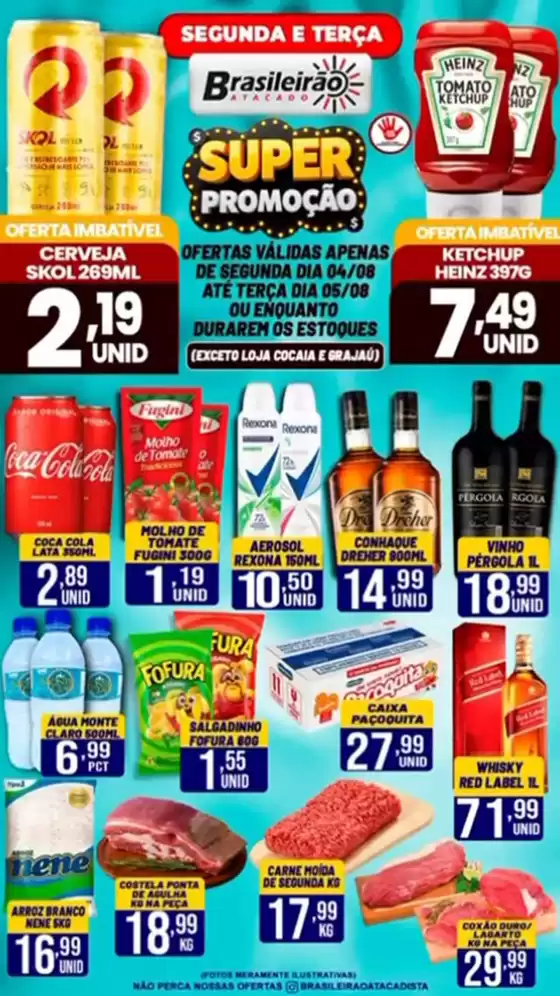 Catálogo Brasileirão Atacado em Ouro Branco | Super Promoção  | 2025-08-04T00:00:00.000Z - 2025-08-05T00:00:00.000Z