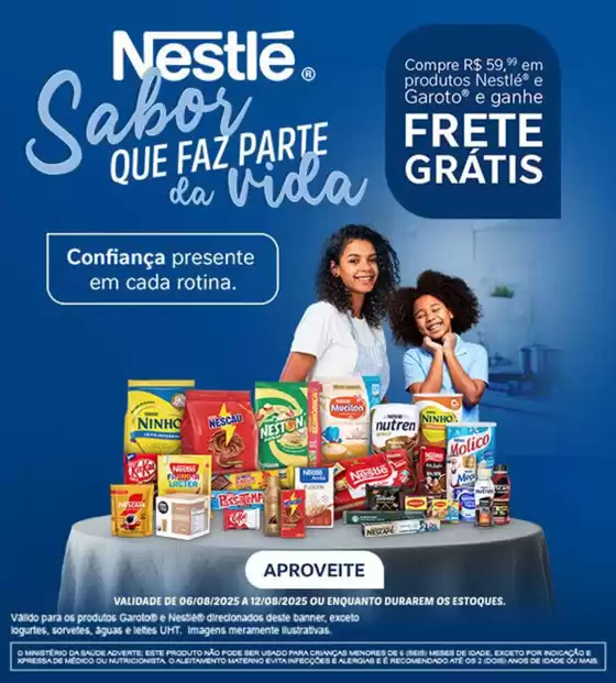 Catálogo Extra Plus em José Bonifácio | Nestlé Sabor Que Faz Parte Da Vida | 2025-08-04T00:00:00.000Z - 2025-08-08T00:00:00.000Z
