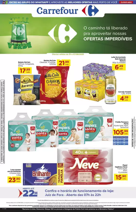 Ofertas especiais atraentes para todos
