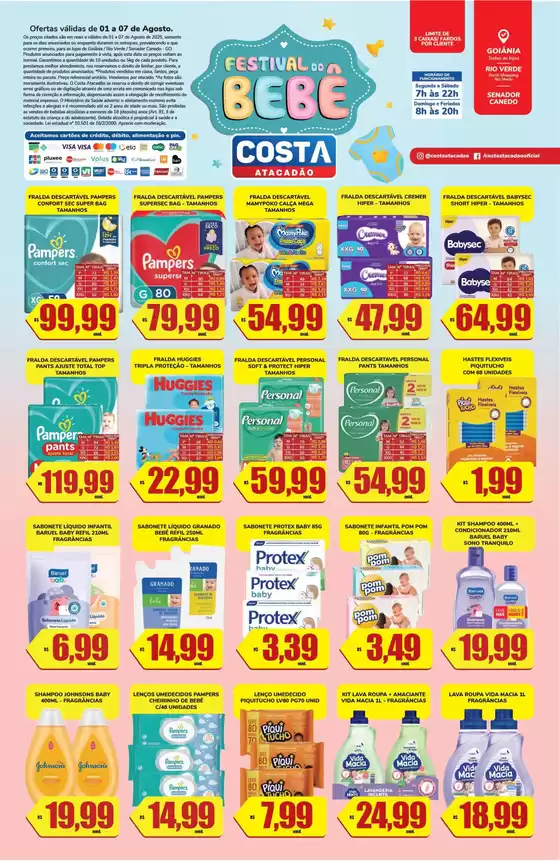 Catálogo Costa Atacadão em Petrolândia-Santa Catarina | Melhores ofertas para todos os caçadores de pechinchas | 2025-08-04T00:00:00.000Z - 2025-08-07T00:00:00.000Z
