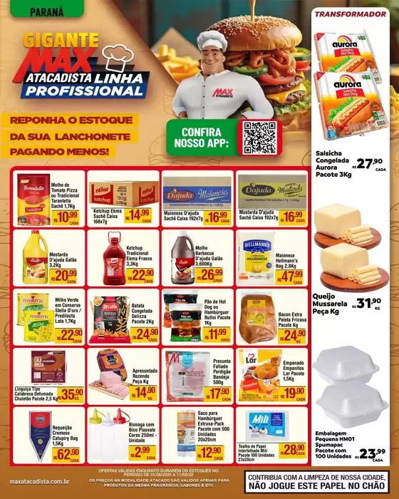 Catálogo Max Atacadista em Cianorte | Descontos e promoções | 2025-08-01T00:00:00.000Z - 2025-08-17T00:00:00.000Z