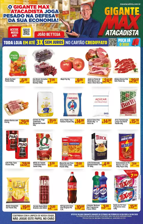 Catálogo Max Atacadista em Marataízes | Ofertas exclusivas e pechinchas | 2025-08-01T00:00:00.000Z - 2025-08-10T00:00:00.000Z