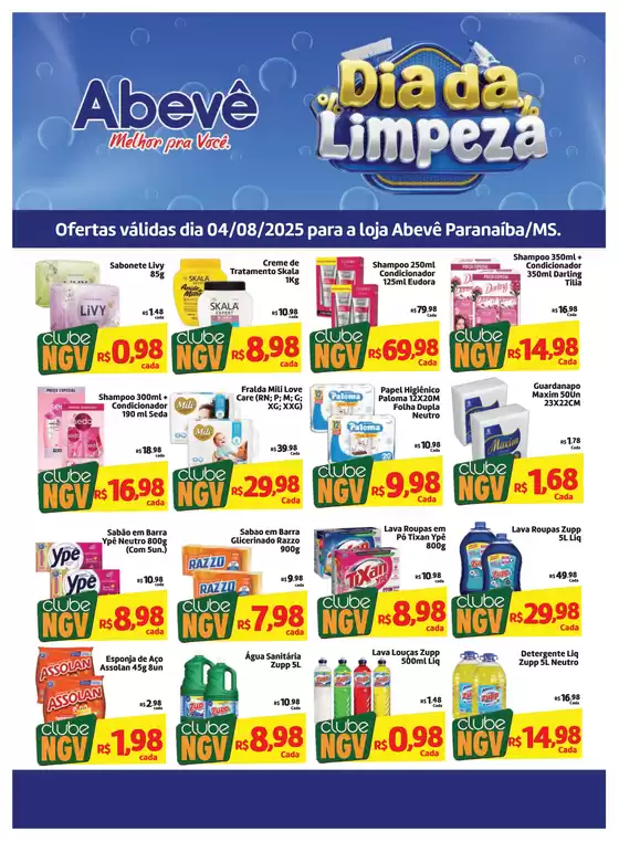 Catálogo Abevê Supermercados em Miguel Pereira | Descontos e promoções | 2025-08-04T00:00:00.000Z - 2025-08-04T00:00:00.000Z