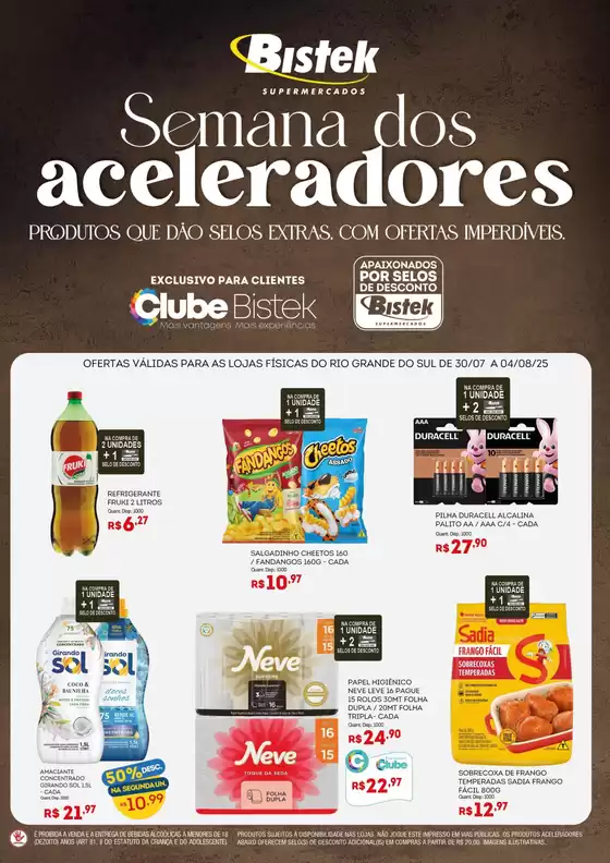 Ofertas e promoções atuais
