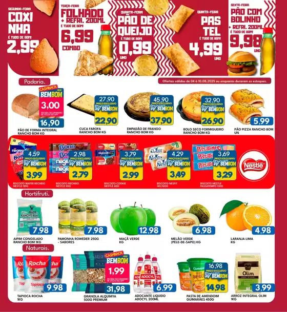 Catálogo Rancho Bom Supermercados em Corupá | Ofertas para caçadores de pechinchas | 2025-08-04T00:00:00.000Z - 2025-08-10T00:00:00.000Z
