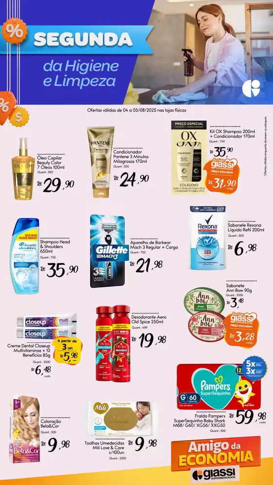 Catálogo Giassi Supermercados em Sombrio | Ofertas do dia | 2025-08-04T00:00:00.000Z - 2025-08-05T00:00:00.000Z