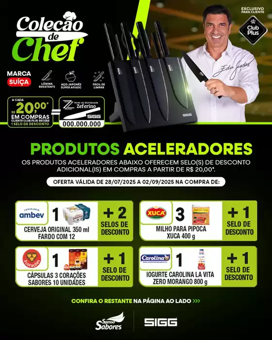 Catálogo Spasso Sabores em Cruz Machado | Encarte Spasso Sabores | 2025-07-28T00:00:00.000Z - 2025-09-02T00:00:00.000Z