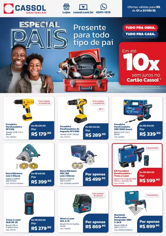 Ofertas especiais atraentes para todos