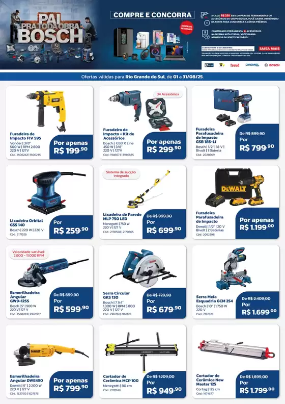 Ofertas especiais atraentes para todos