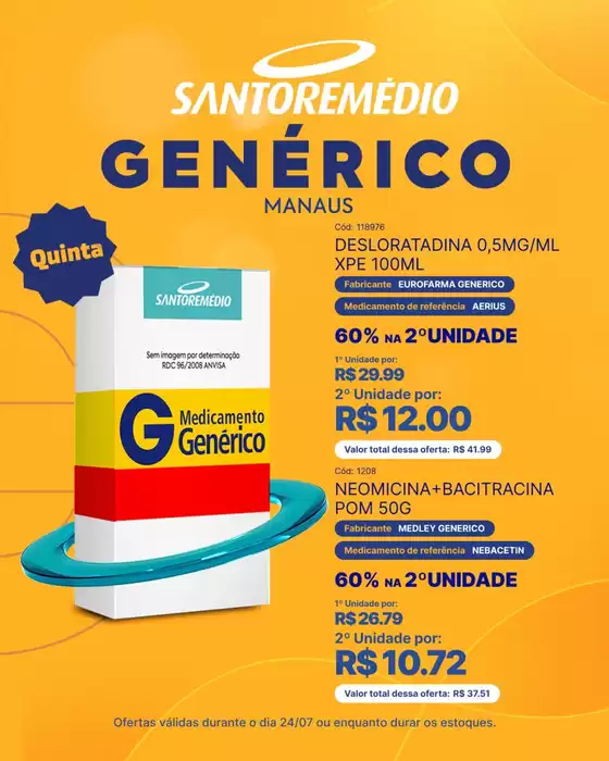 Catálogo Drogarias Santo Remédio em Barroso | Ofertas exclusivas e pechinchas | 2025-08-04T00:00:00.000Z - 2025-08-14T00:00:00.000Z
