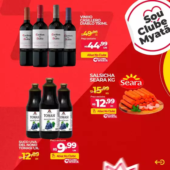 Catálogo Supermercados Myatã em Santa Adélia | Ótima oferta para caçadores de pechinchas | 2025-08-04T00:00:00.000Z - 2025-08-08T00:00:00.000Z