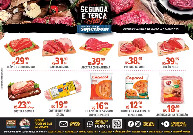 Catálogo Superbom Supermercado em Concórdia | Encarte Superbom Supermercado | 2025-04-08T00:00:00.000Z - 2025-08-05T00:00:00.000Z