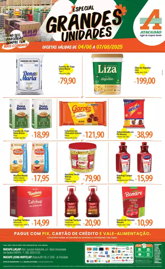 Catálogo Atacadão em Monte Alegre de Minas | Atacadão - Grandes Unidades (G.U.) | 2025-08-05T00:00:00.000Z - 2025-08-07T00:00:00.000Z