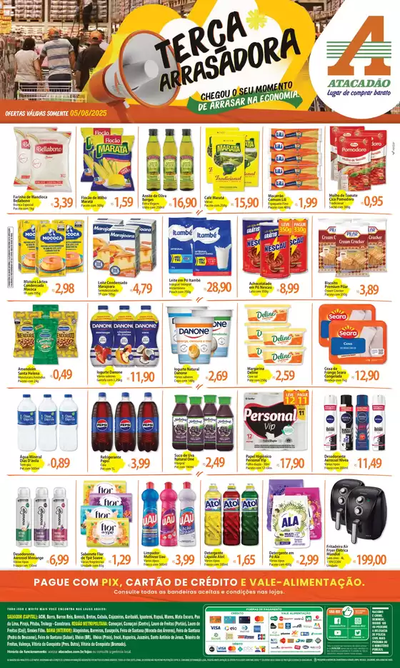 Catálogo Atacadão em Irecê | Atacadão - Ofertas Arrasadoras | 2025-08-05T00:00:00.000Z - 2025-08-05T00:00:00.000Z