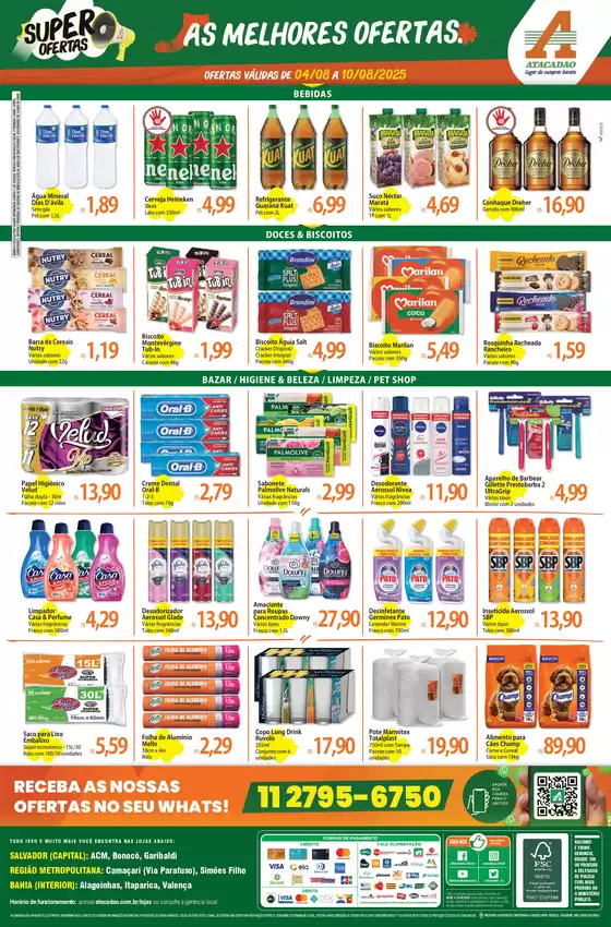 Ofertas exclusivas para nossos clientes