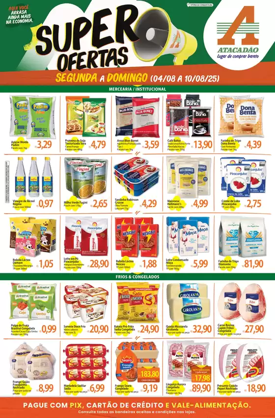 Ofertas especiais atraentes para todos