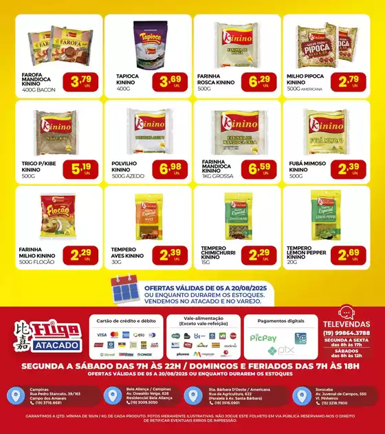 Descontos e promoções