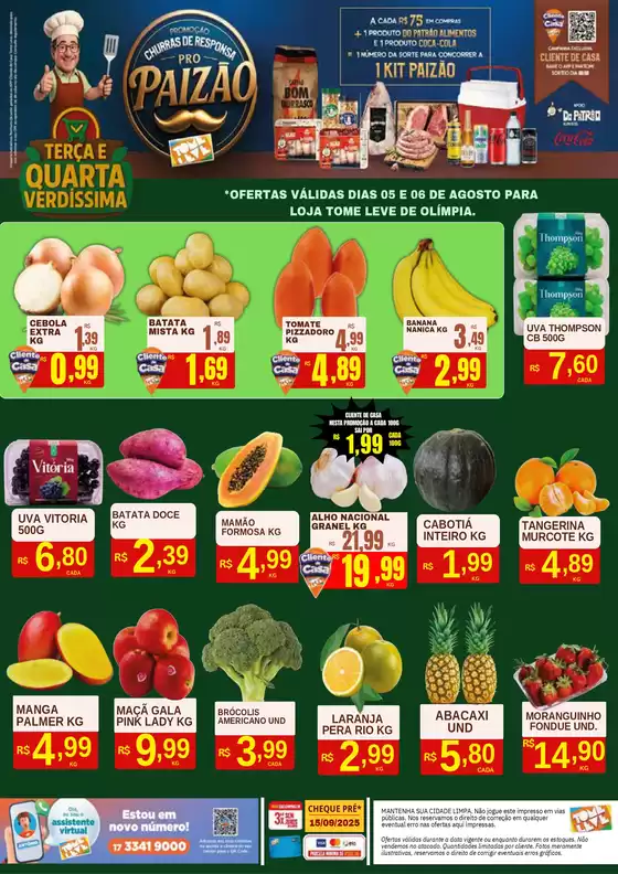 Ofertas exclusivas para nossos clientes