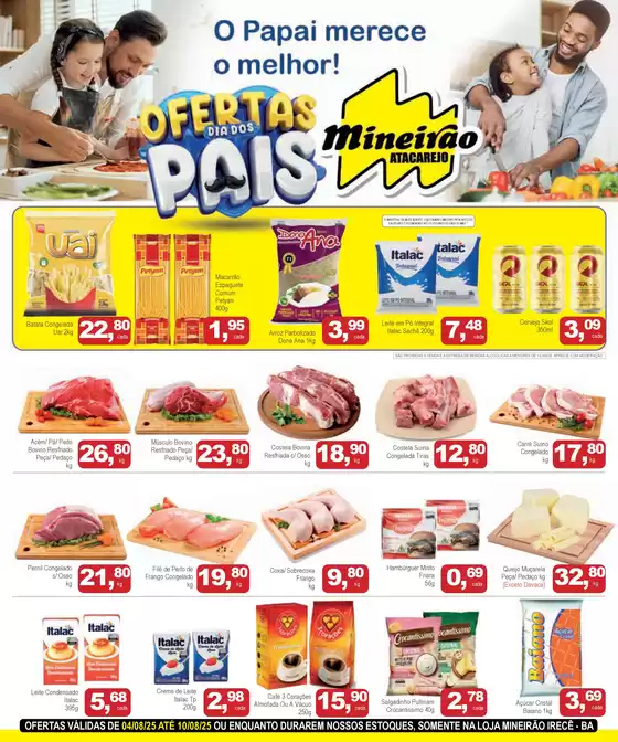 Catálogo Mineirão Atacarejo em Irecê | Ofertas especiais para você | 2025-08-05T00:00:00.000Z - 2025-08-10T00:00:00.000Z