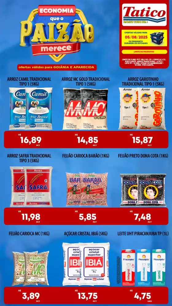 Catálogo Tatico em Monte Alto | Melhores ofertas para todos os caçadores de pechinchas | 2025-08-05T00:00:00.000Z - 2025-08-05T00:00:00.000Z