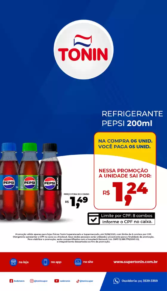 OFERTA PEPSI LEVE MAIS, PAGUE MENOS