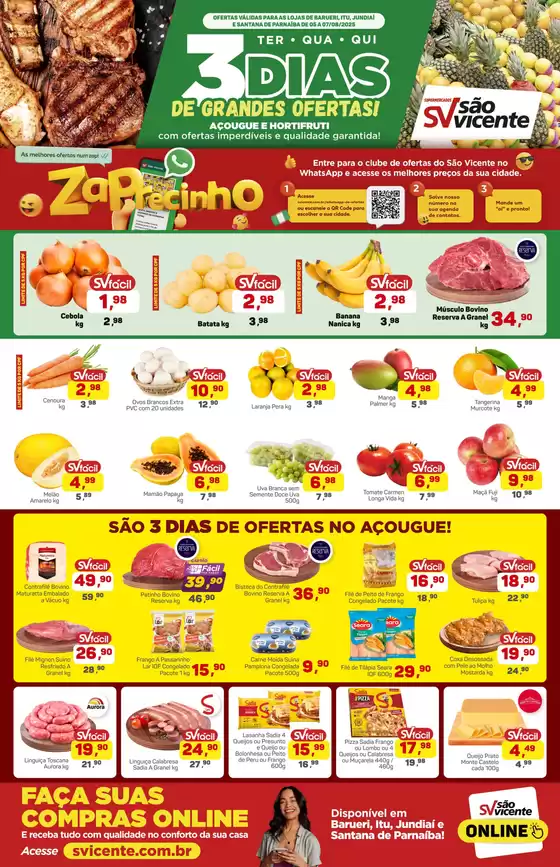 Catálogo Supermercados São Vicente em Indaiatuba | Promoções especiais em andamento | 2025-08-05T00:00:00.000Z - 2025-08-07T00:00:00.000Z