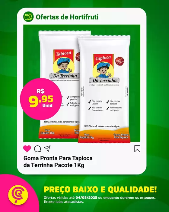 Ofertas exclusivas e pechinchas