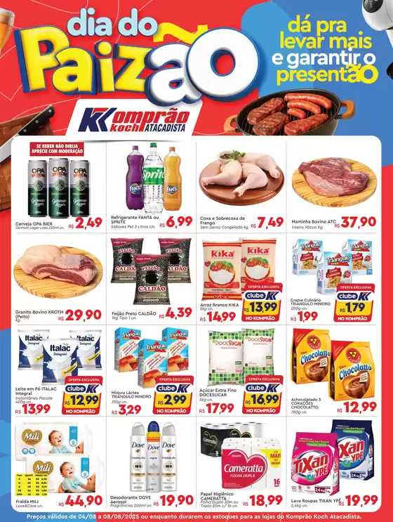 Catálogo Komprão Atacadista em Joinville | Ofertas exclusivas | 2025-04-08T00:00:00.000Z - 2025-08-08T00:00:00.000Z