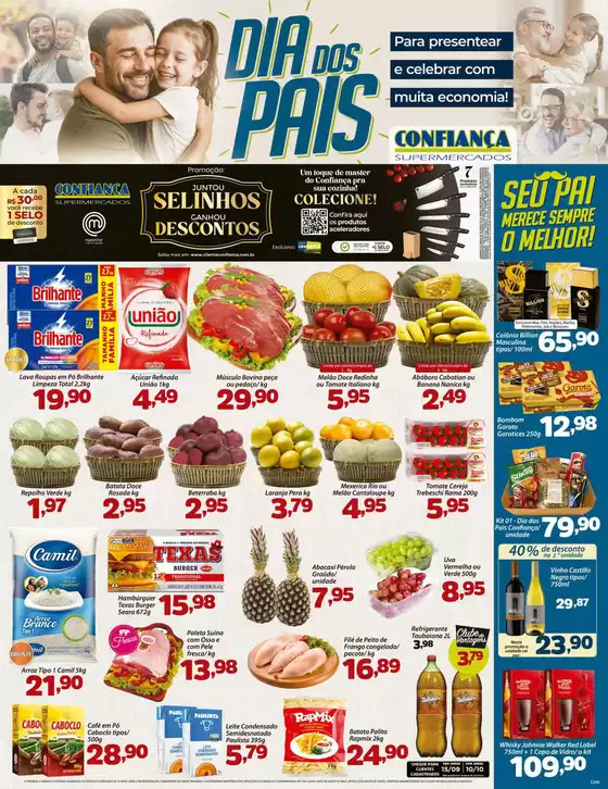 Catálogo Confiança Supermercados em Jaú | Melhores ofertas e descontos | 2025-09-15T00:00:00.000Z - 2025-10-10T00:00:00.000Z