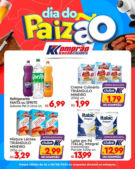 Ofertas especiais atraentes para todos