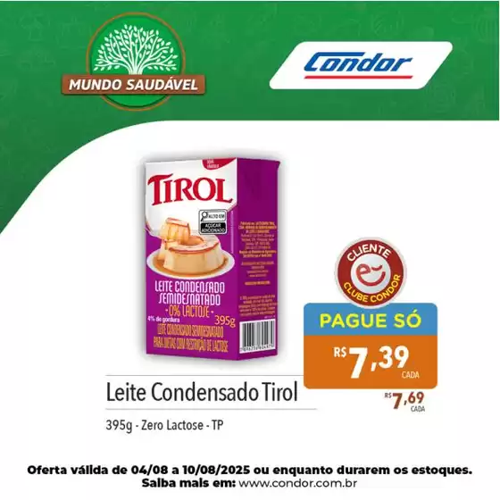 Supermercados Condor Mundo Saudável