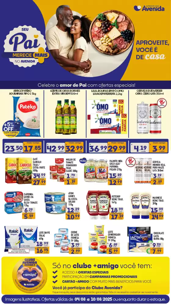 Catálogo Supermercados Avenida em Pirapozinho | Ofertas exclusivas e pechinchas | 2025-08-04T00:00:00.000Z - 2025-08-10T00:00:00.000Z