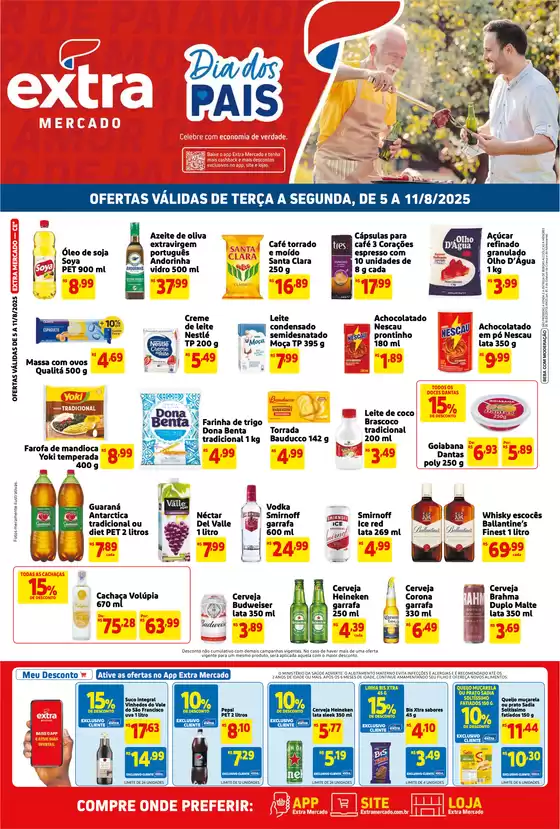 Catálogo Mercado Extra em Fortaleza | Ofertas exclusivas | 2025-08-05T00:00:00.000Z - 2025-08-11T00:00:00.000Z
