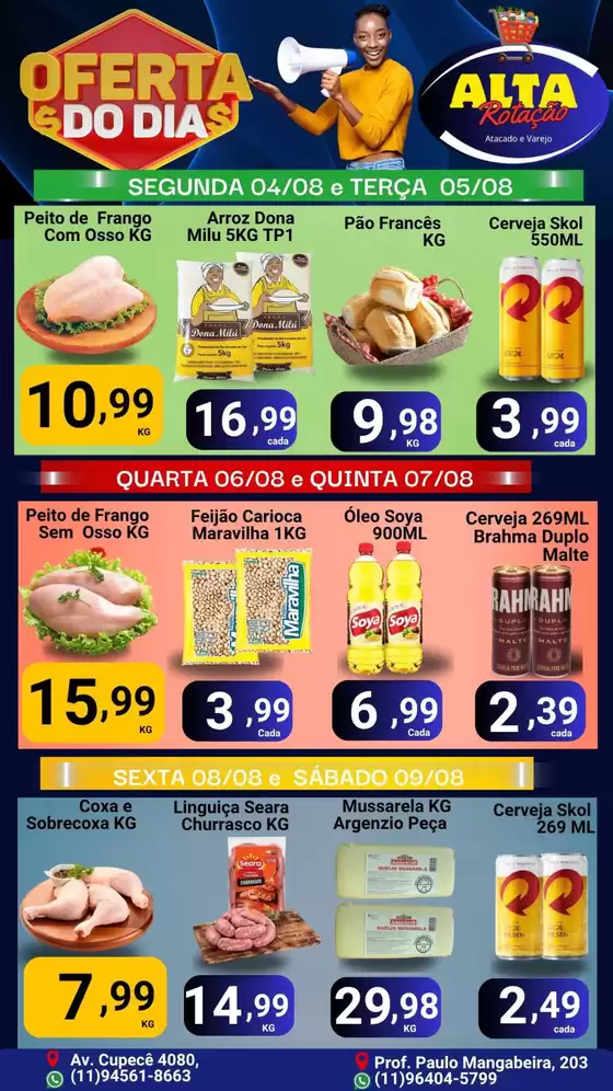 Catálogo Alta Rotação Atacadista em Paranã | Ofertas Do Dia | 2025-08-06T00:00:00.000Z - 2025-08-11T00:00:00.000Z